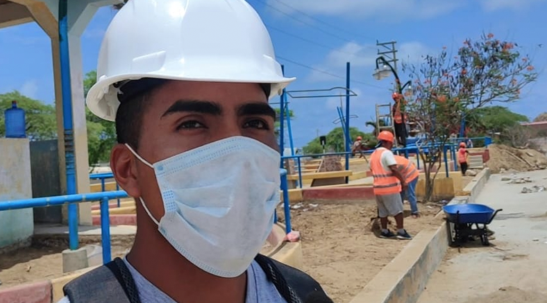 Obra en alameda de Acapulco se encuentra en un 50% de avance 