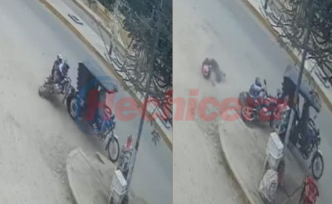 ACCIDENTE EN LA AVENIDA UNIVERSITARIA DEJA DOS PERSONAS HERIDAS