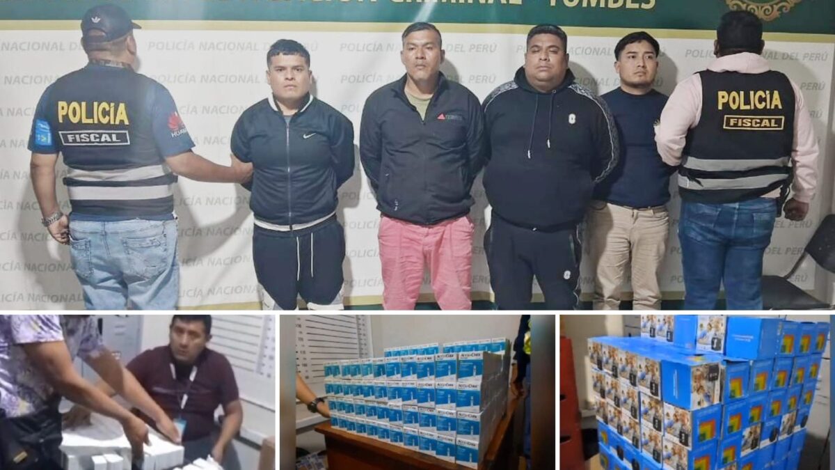 CAE LA BANDA DE LOS BAGAYEROS CON MEDICINA DE CONTRABANDO EN TUMBES