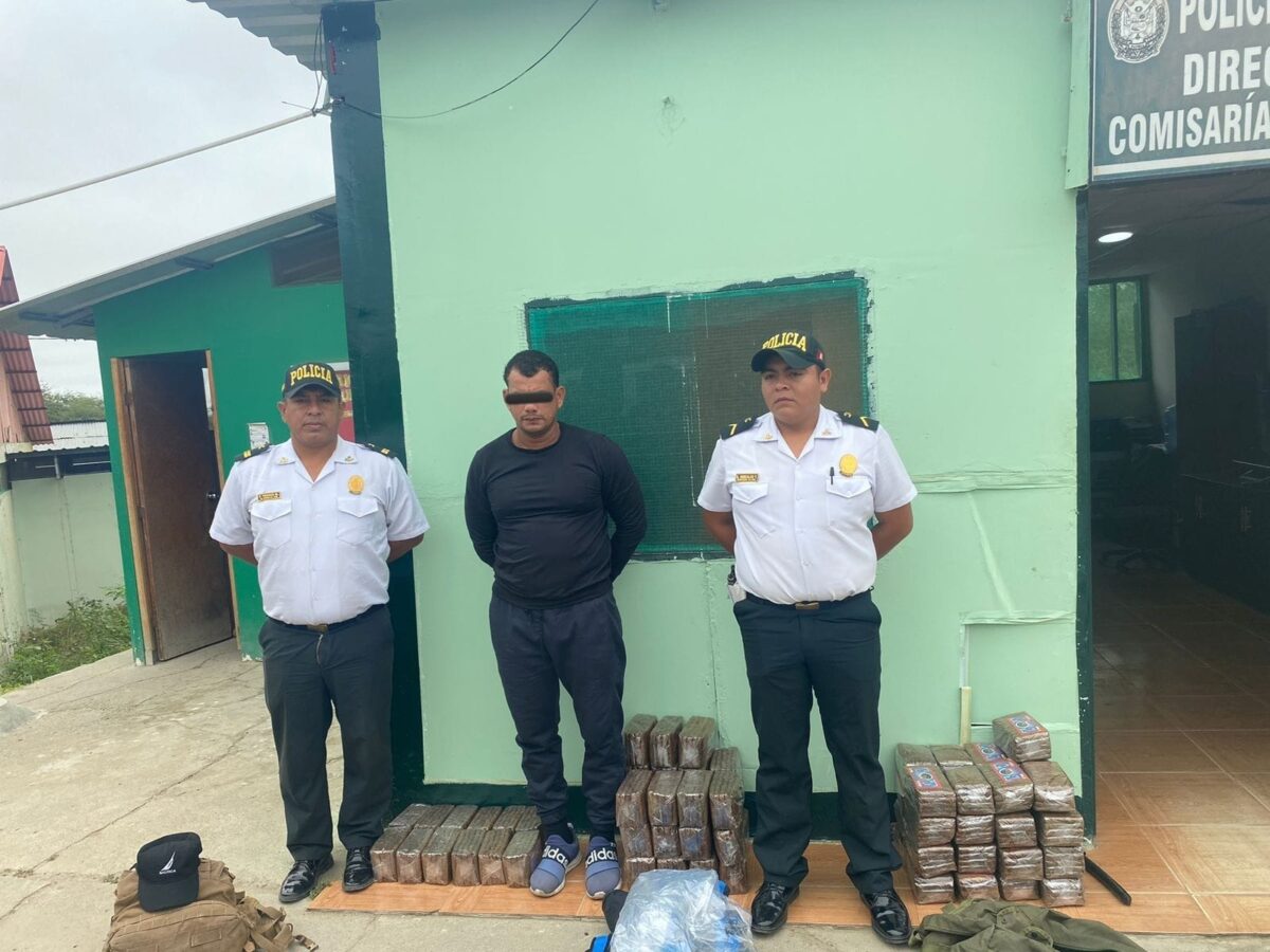 Detienen a ciudadano colombiano con varios paquetes de tabaco