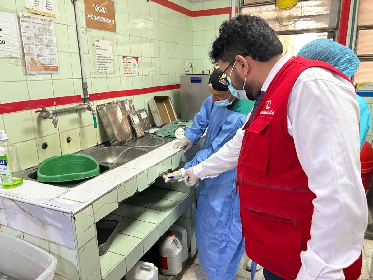 Contraloría advierte riesgo de contaminación en centro de esterilización de hospital JAMO