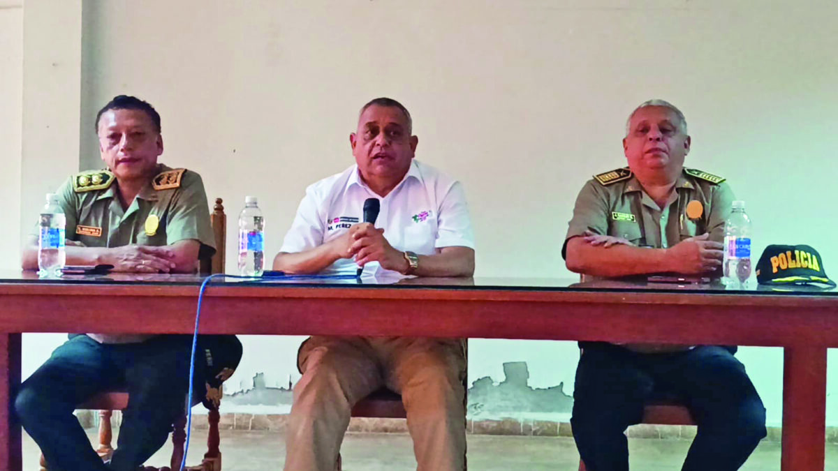 VICEMINISTRO DE ORDEN INTERNO DEL MININTER ANUNCIA CAMBIOS EN EL FRENTE POLICIAL TUMBES