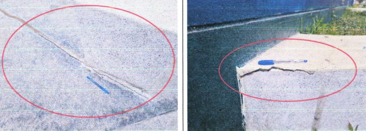 Obra de casi dos millones recién inaugurada por Kike Chapoñan ya presenta fisuras