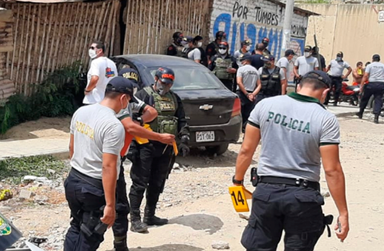 Delincuentes se enfrentan a balazos a la Policía en Zarumilla