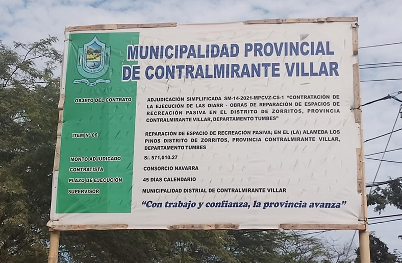 Vecinos piden reanudar labores de construcción en obra abandonada del sector Los Pinos