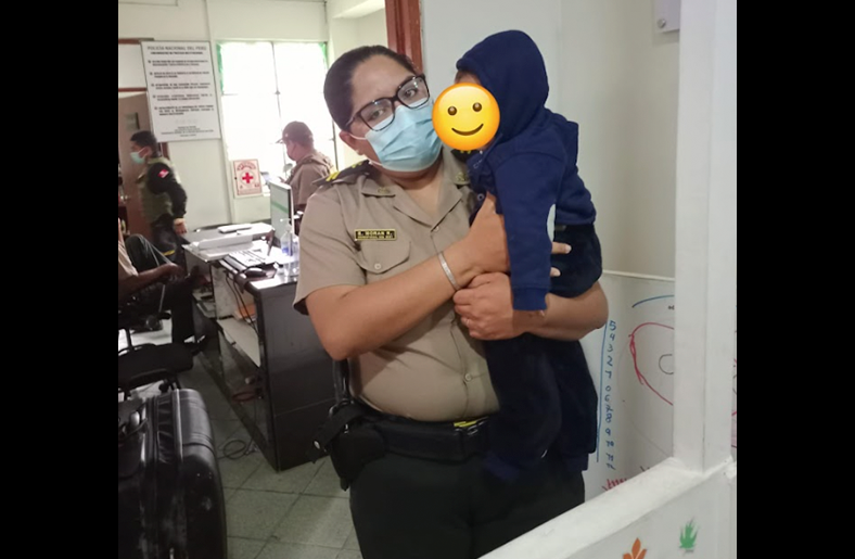 Encuentran a bebé de 7 meses en las afueras del cementerio ecológico