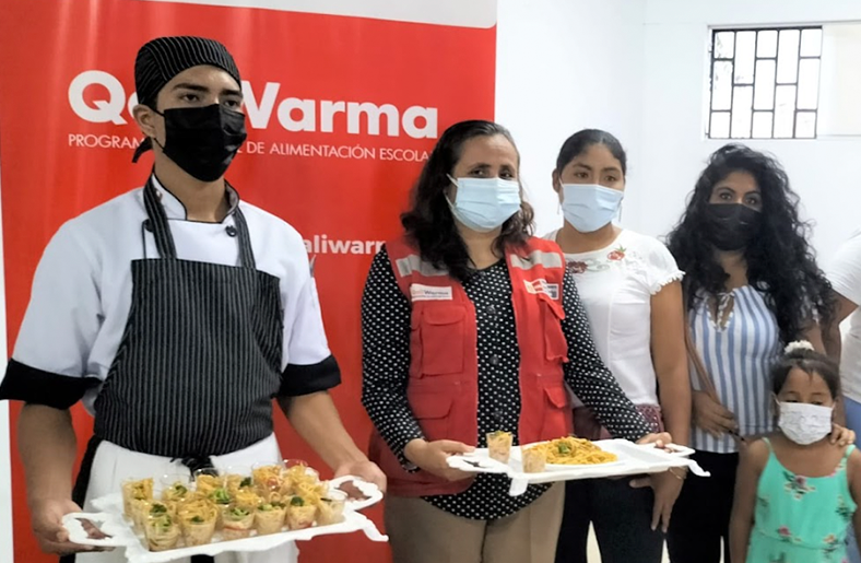 Qali Warma realizó taller de preparación de desayunos en asentamiento humano Virgen del Cisne