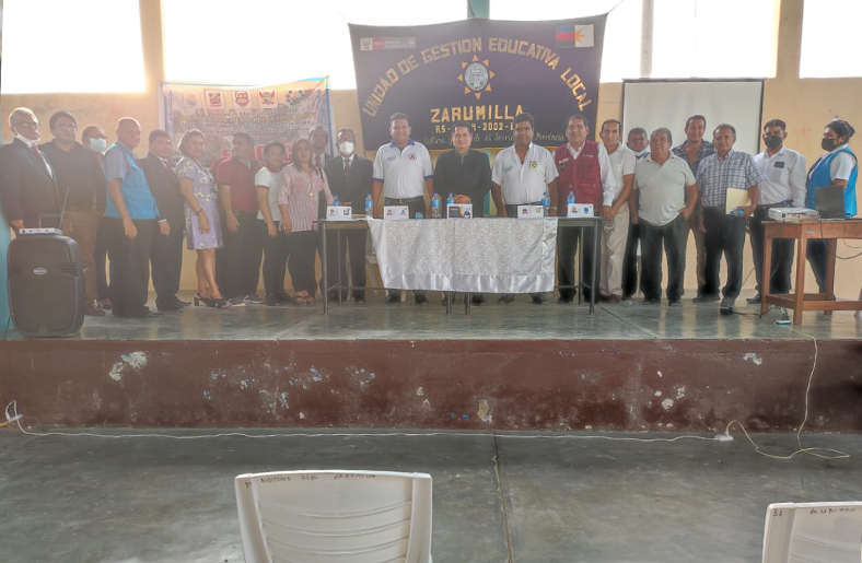 UGEL Zarumilla y candidatos a la alcaldía de Papayal firman pacto por la educación